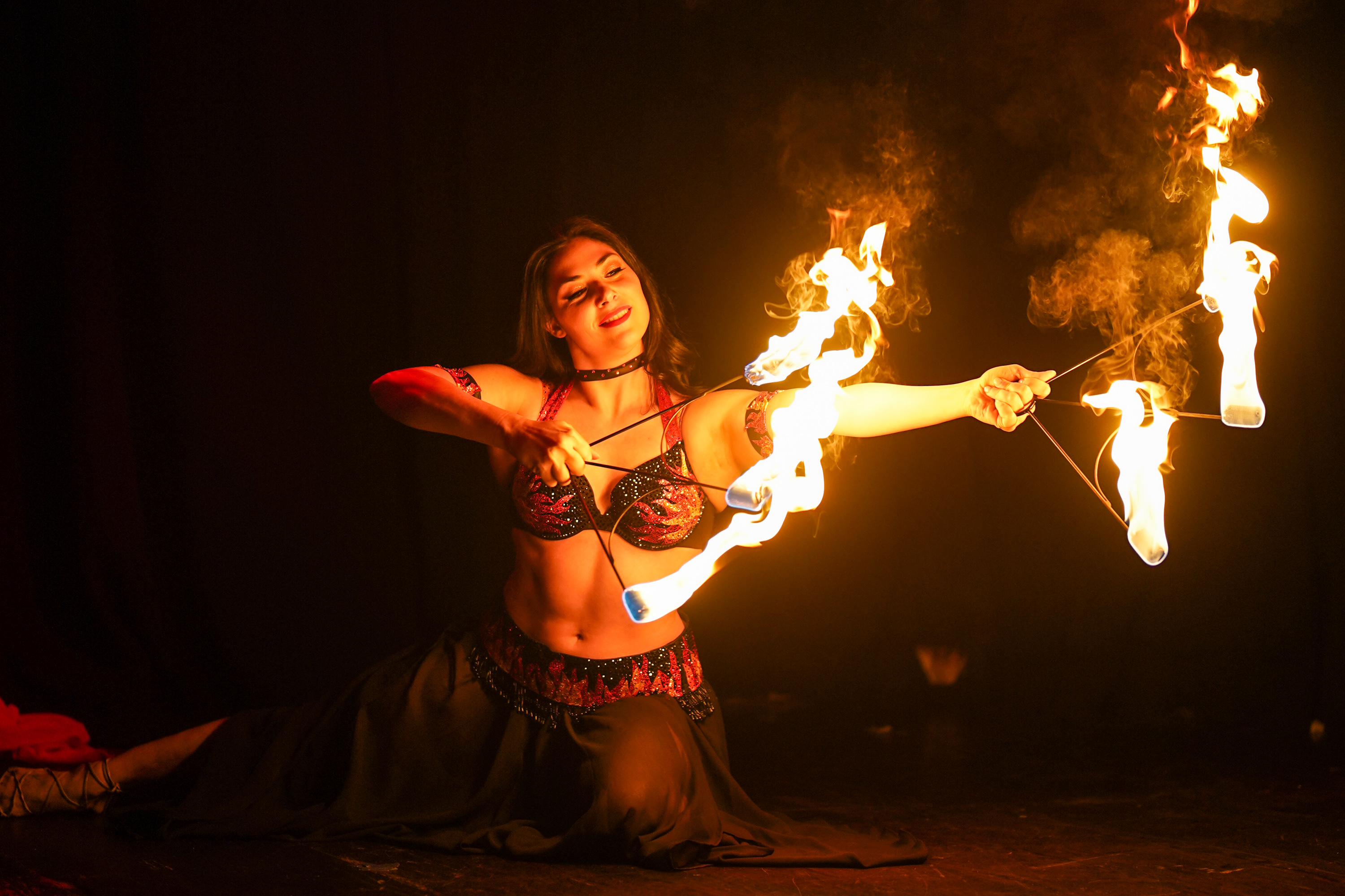 Fire Belly Dancers located in Baltimore Maryland. Jonna Productions. Janelle Jonna